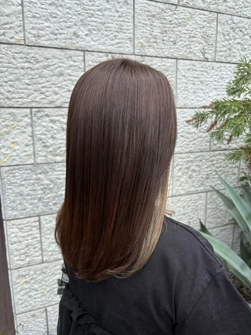 ミディアム カラー reciel / rinaのヘアスタイル