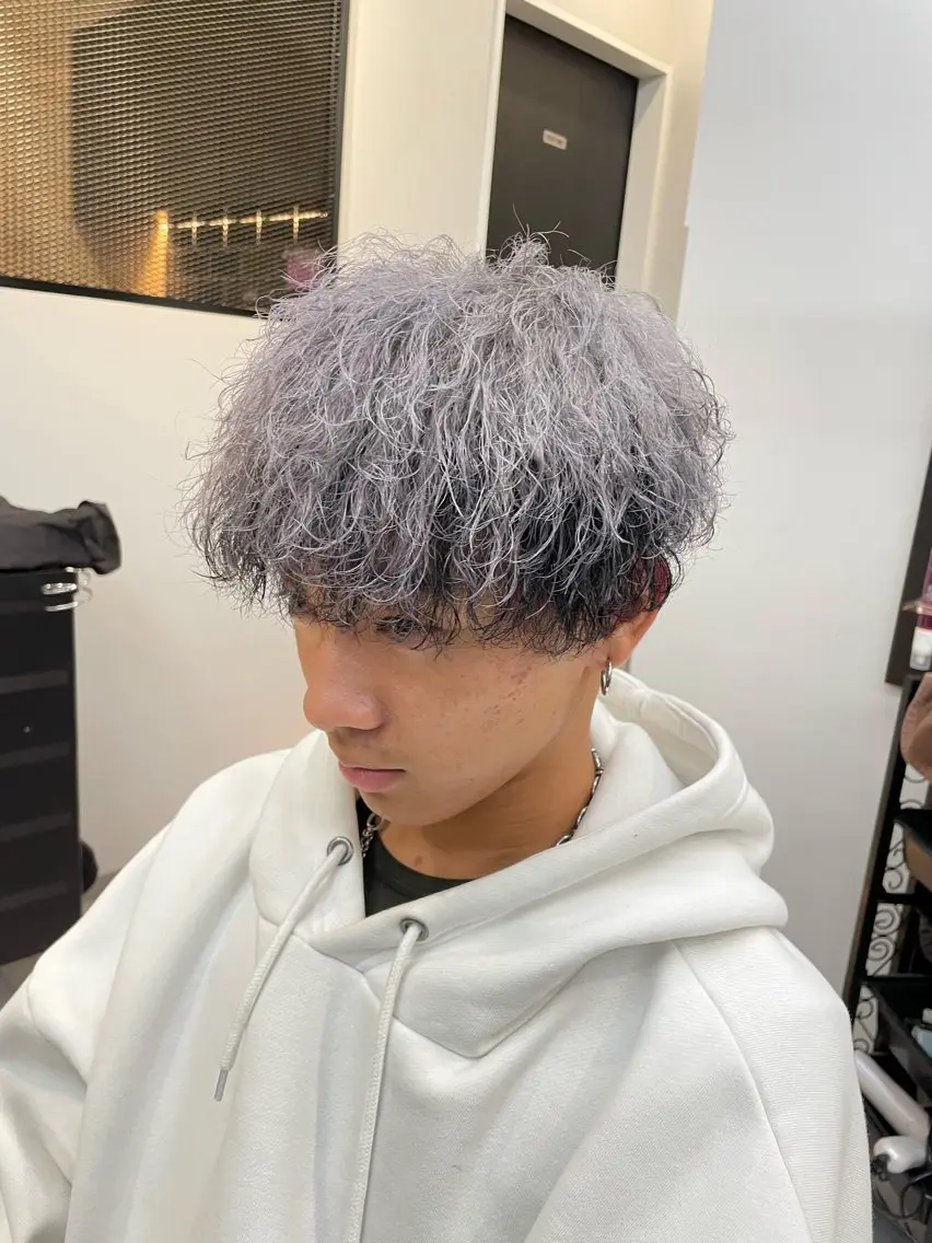カラー メンズ カット ヘアカラー 【Men's Lapis横浜】翔太のヘアスタイル