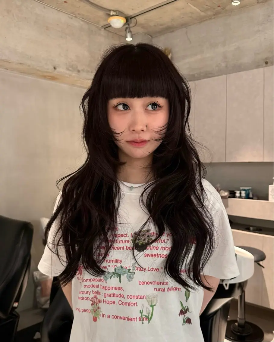 カラー ヘアカラー チバ ユウリのヘアスタイル