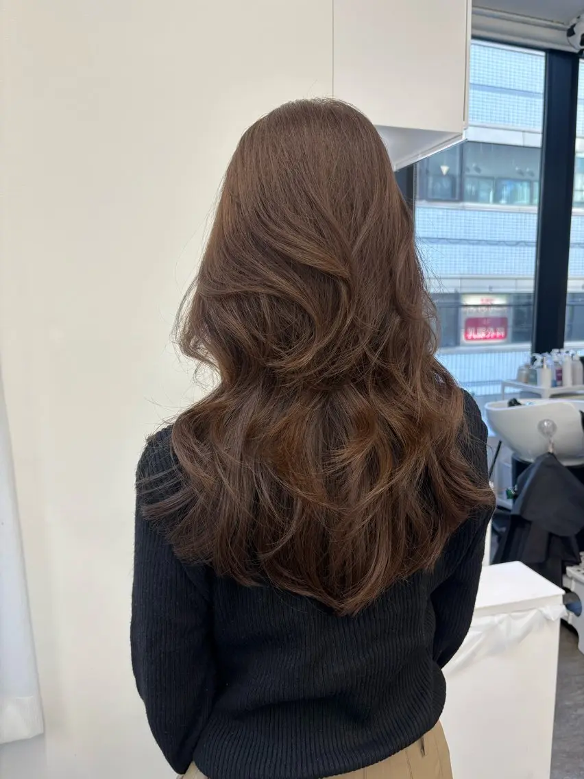 ミディアム YUKI / レイヤーカット🤍のヘアスタイル