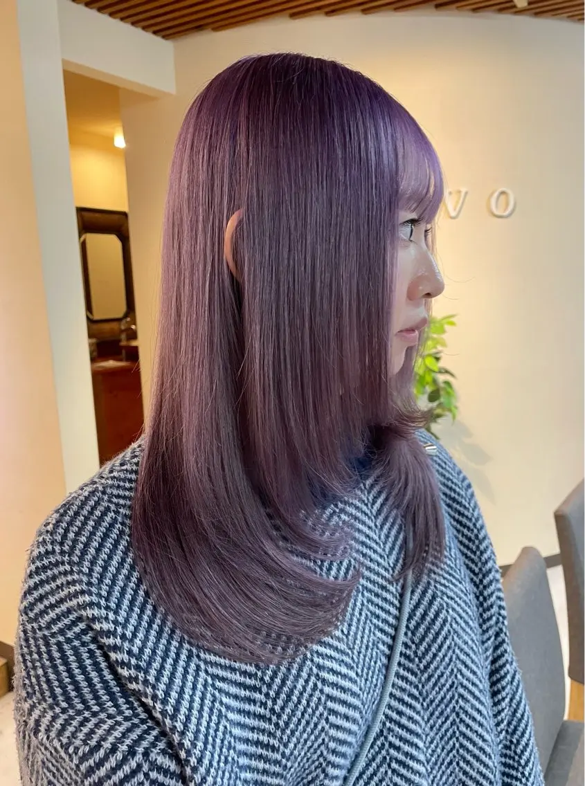 セミロング レイヤーカット 宮本 いぶきのヘアスタイル