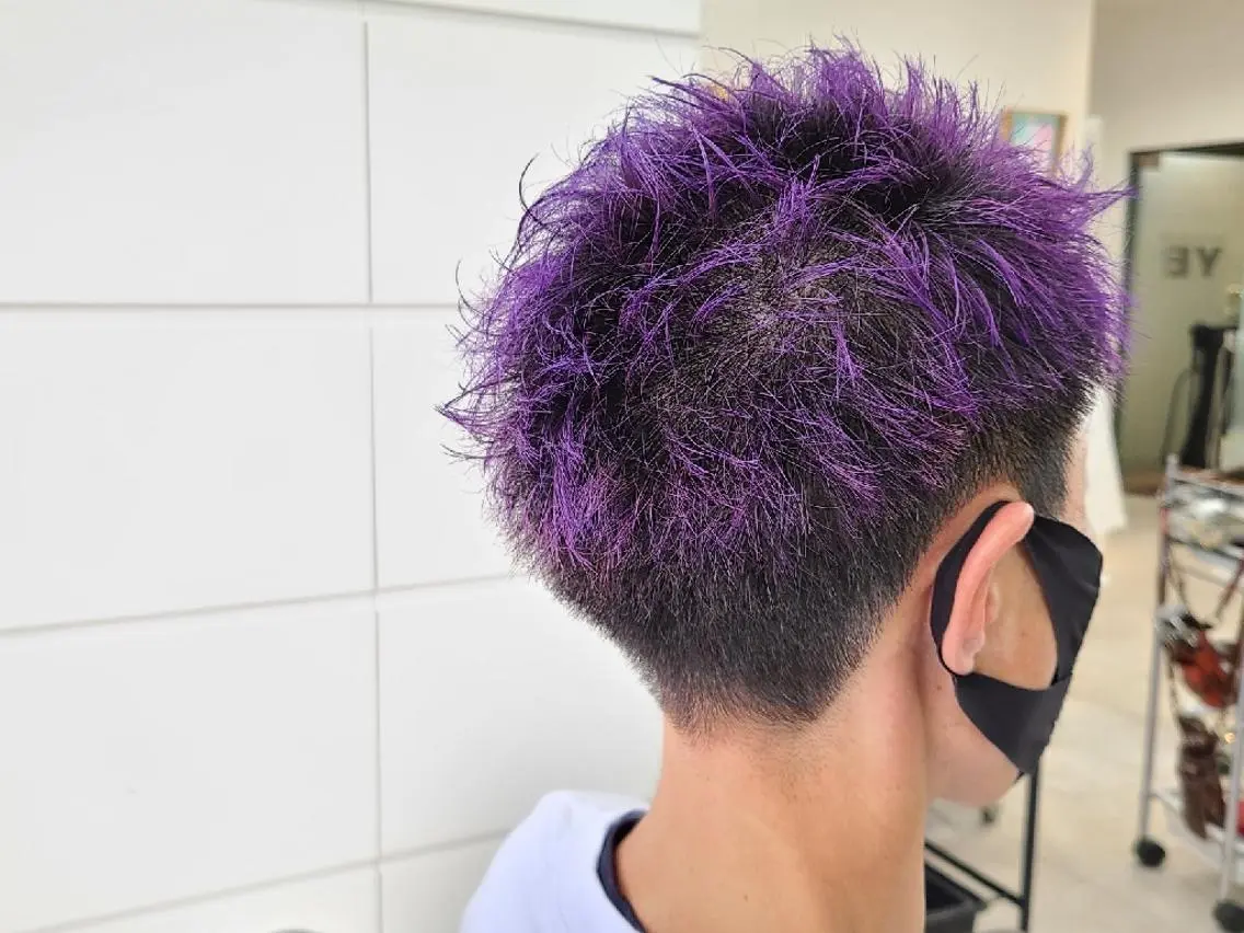 《メンズ限定》カット+ダブルカラー+クイックTR+眉カット🔥の写真