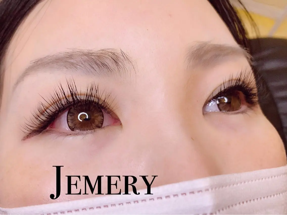 マツエク・マツパ フラットラッシュ Lカール マツエク 💎 Jemery 💎のマツエク・マツパデザイン