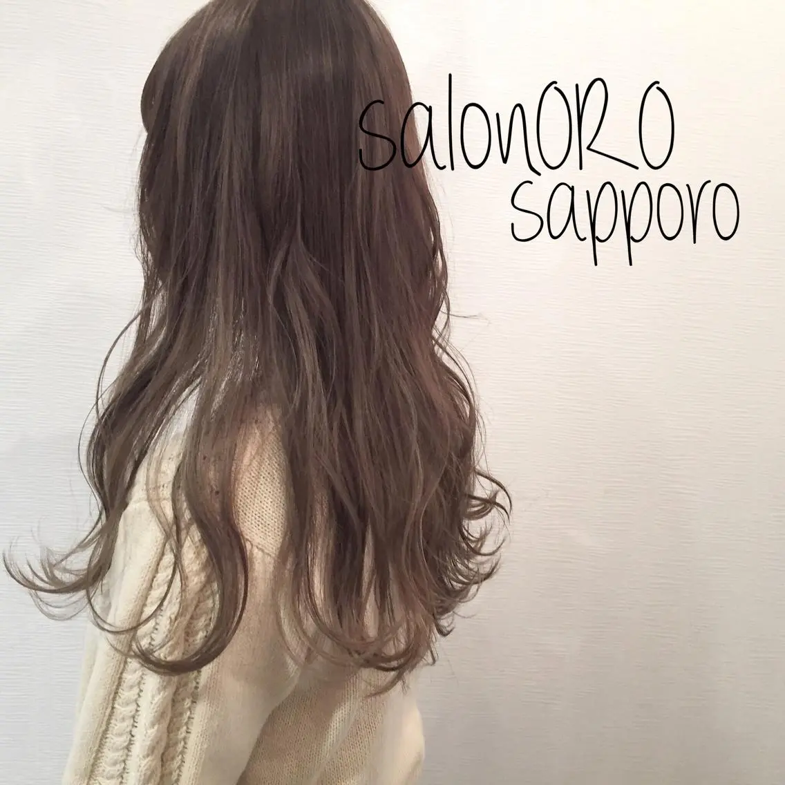 ロング カラー ベージュカラー ブリーチ ブルーカラー フォギーベージュ グラデーションカラー 池田 真由美のヘアスタイル