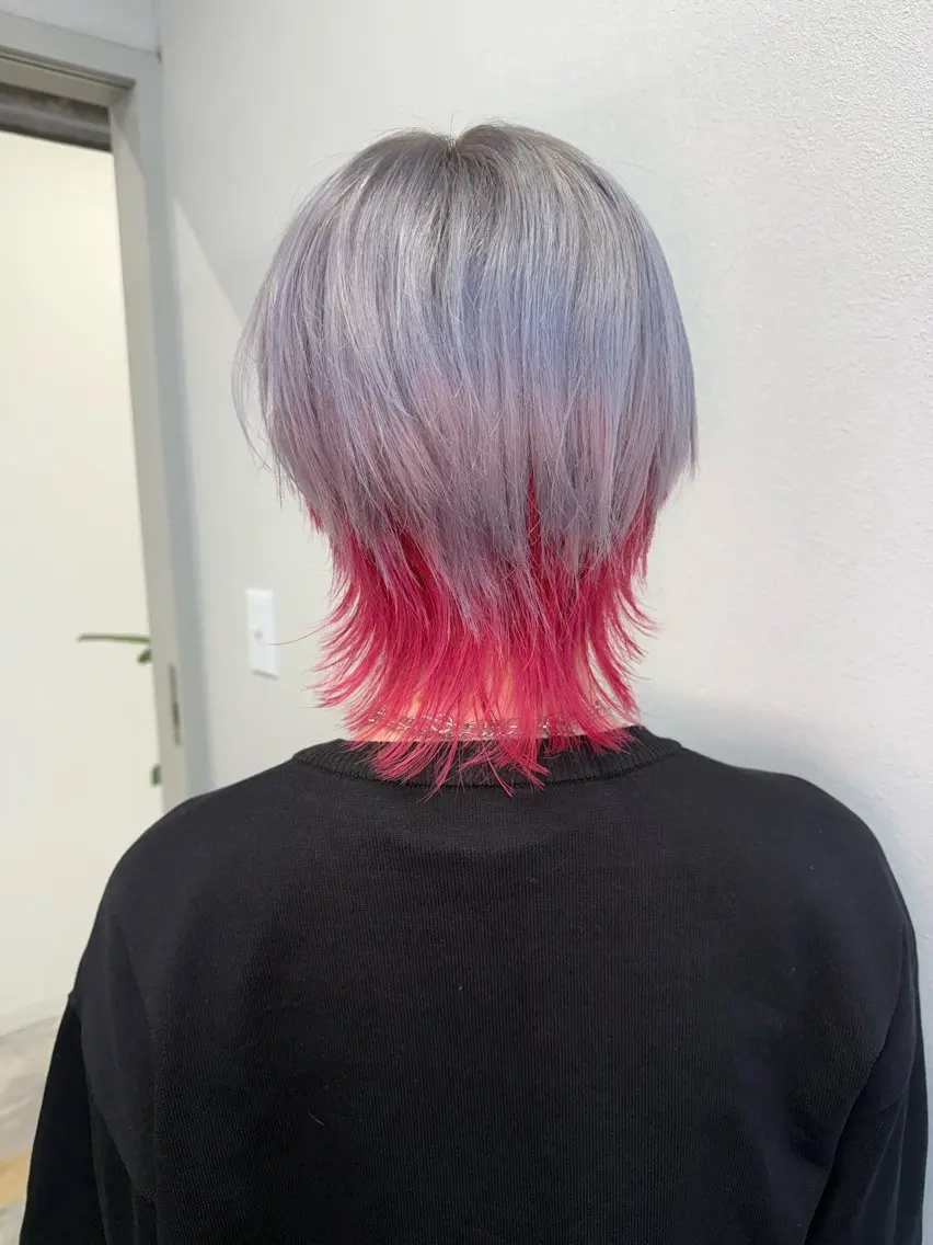 ショート カラー メンズ ヘアカラー Amelie yunのヘアスタイル