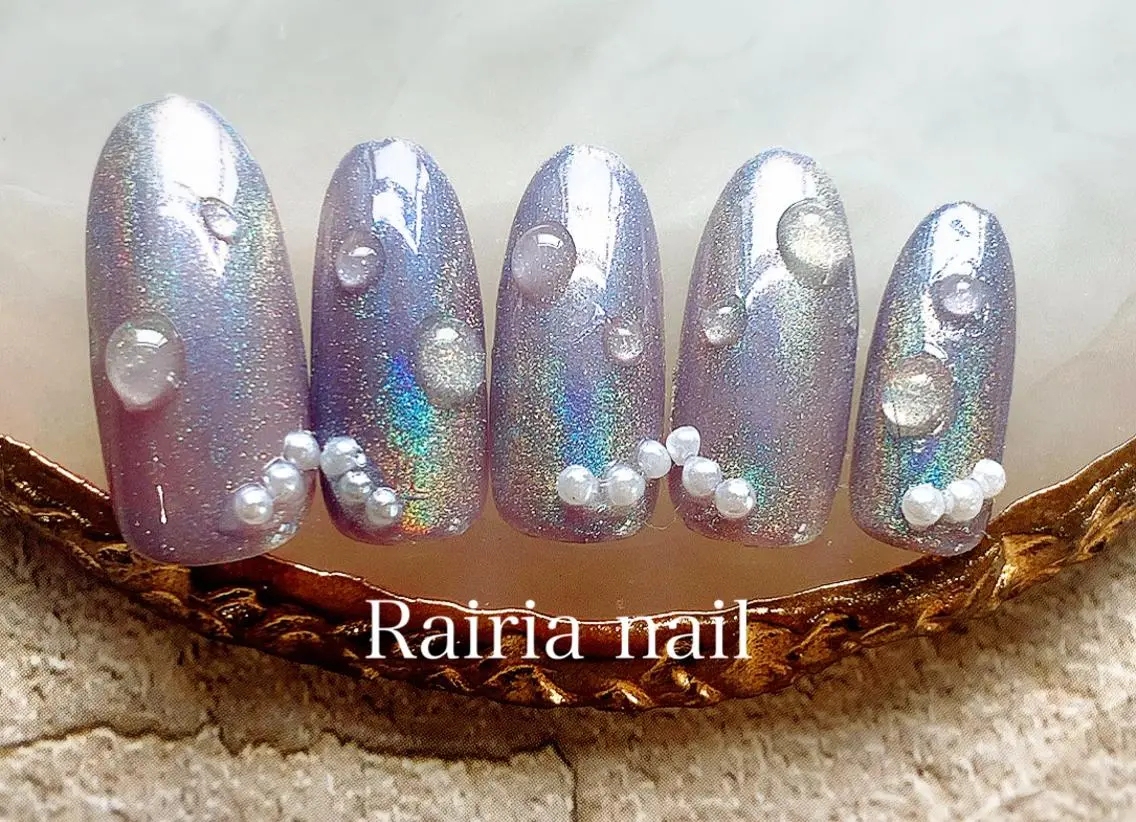 ネイル ジェルネイル パラジェル 夏ネイル Rairia nail本八幡店のネイルデザイン