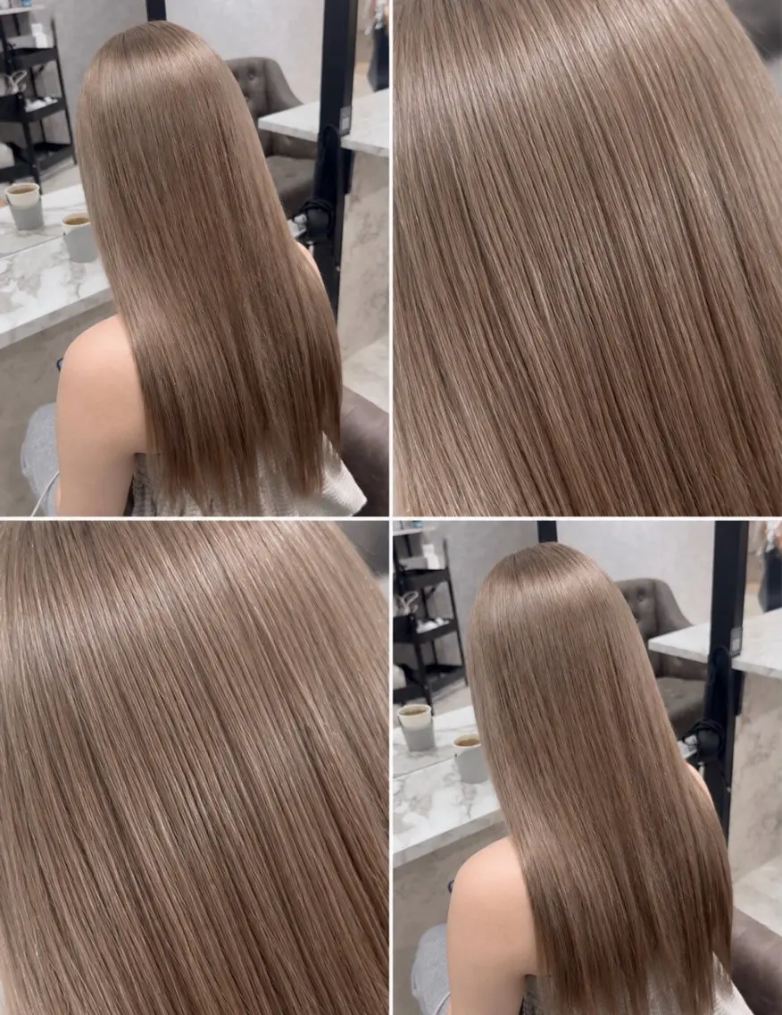 ロング カラー 色落ちまで盛れる 💟まなみのヘアスタイル