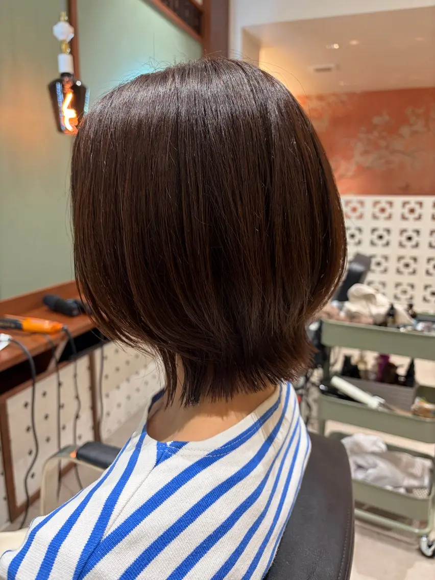 ミディアム 萩原 貴志のヘアスタイル