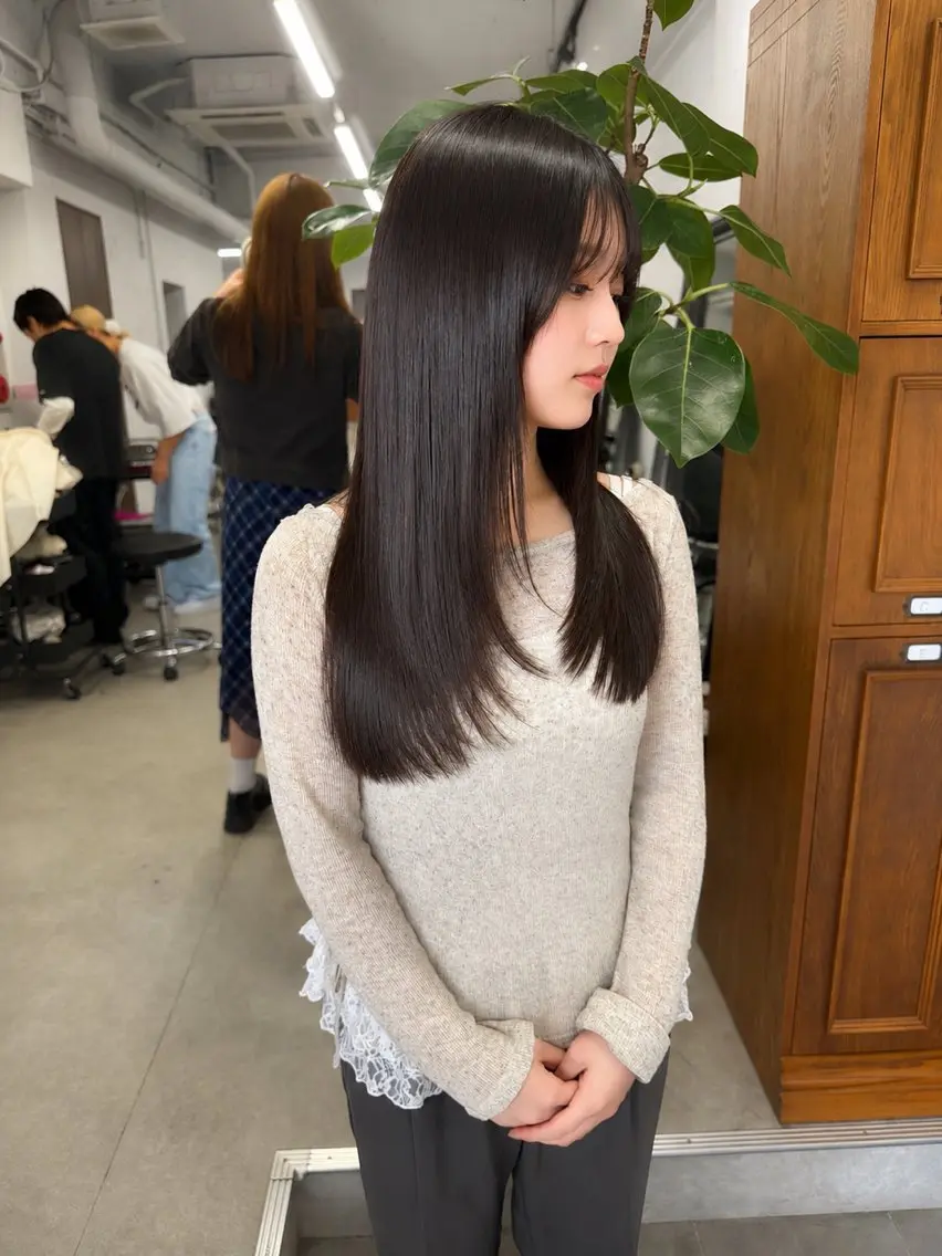 カラー 髪質改善 縮毛矯正 トリートメント 松永 雄樹のヘアスタイル