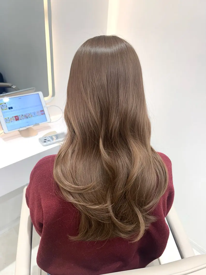 ロング カラー ヘアカラー トリートメント ダブルカラー髪質改善 /Annaのヘアスタイル