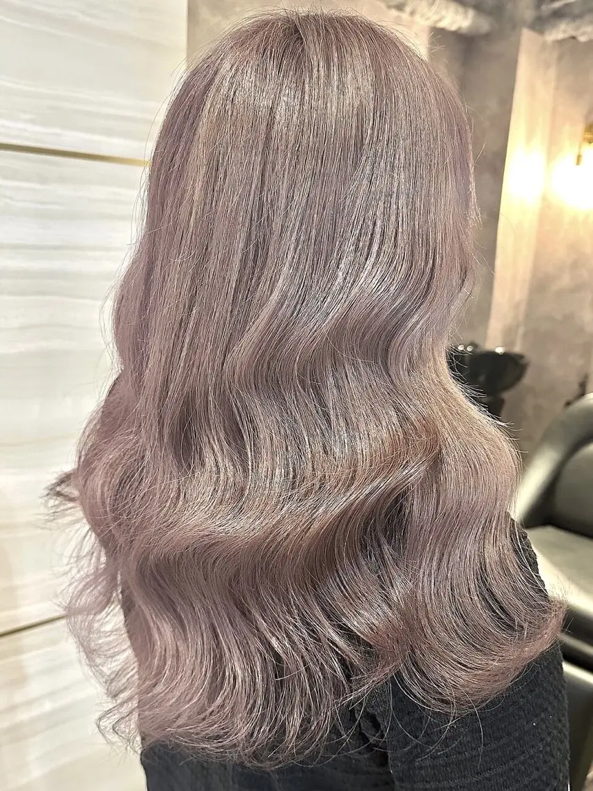 ロング カラー 透明感カラー 似合わせカット ヘアカラー トリートメント 🎀りな🎀透明感 カラー特化大宮のヘアスタイル