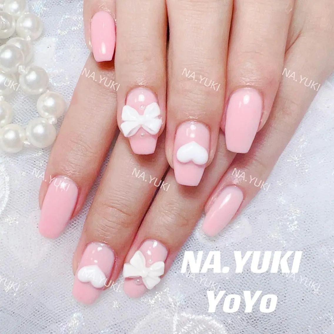 ネイル ハンドネイル ハンドケア YUKI 💗 渋谷店のネイルデザイン