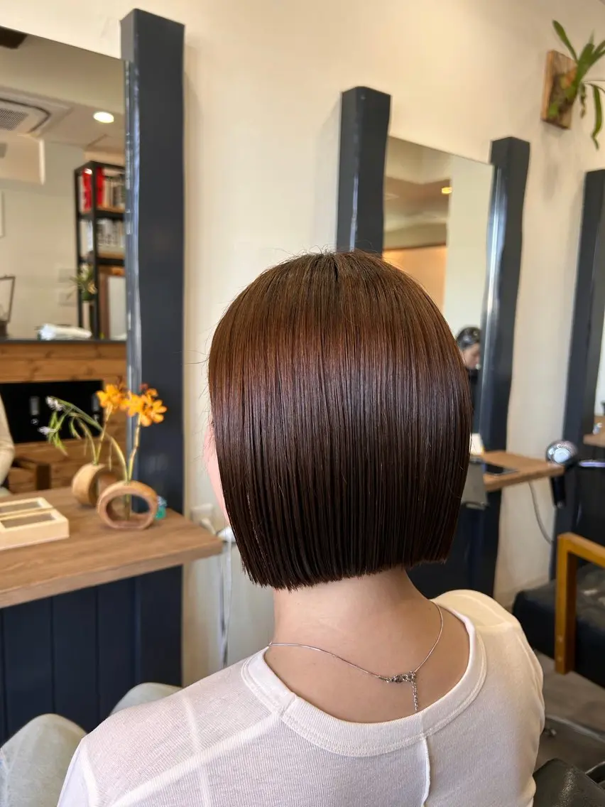 ミディアム ボブ カット トリートメント GeeNY / Reikaのヘアスタイル