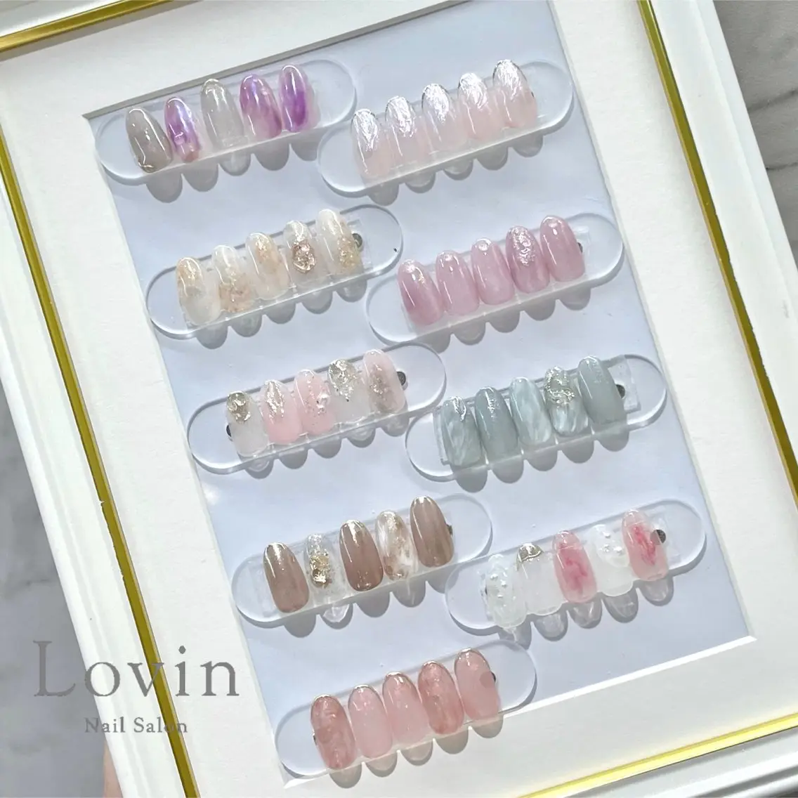 ネイル ジェルネイル ニュアンスネイル オフィスネイル パラジェル k-two nailのネイルデザイン
