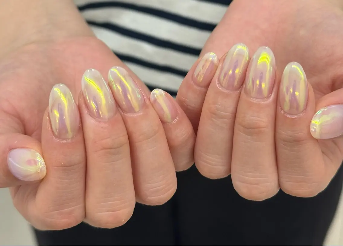 ネイル 長さ出し フットネイル ジェルネイル マグネットネイル 持ち込み ハンドネイル ハンドケア OCEAN nail パラジェル 取扱い店のネイルデザイン