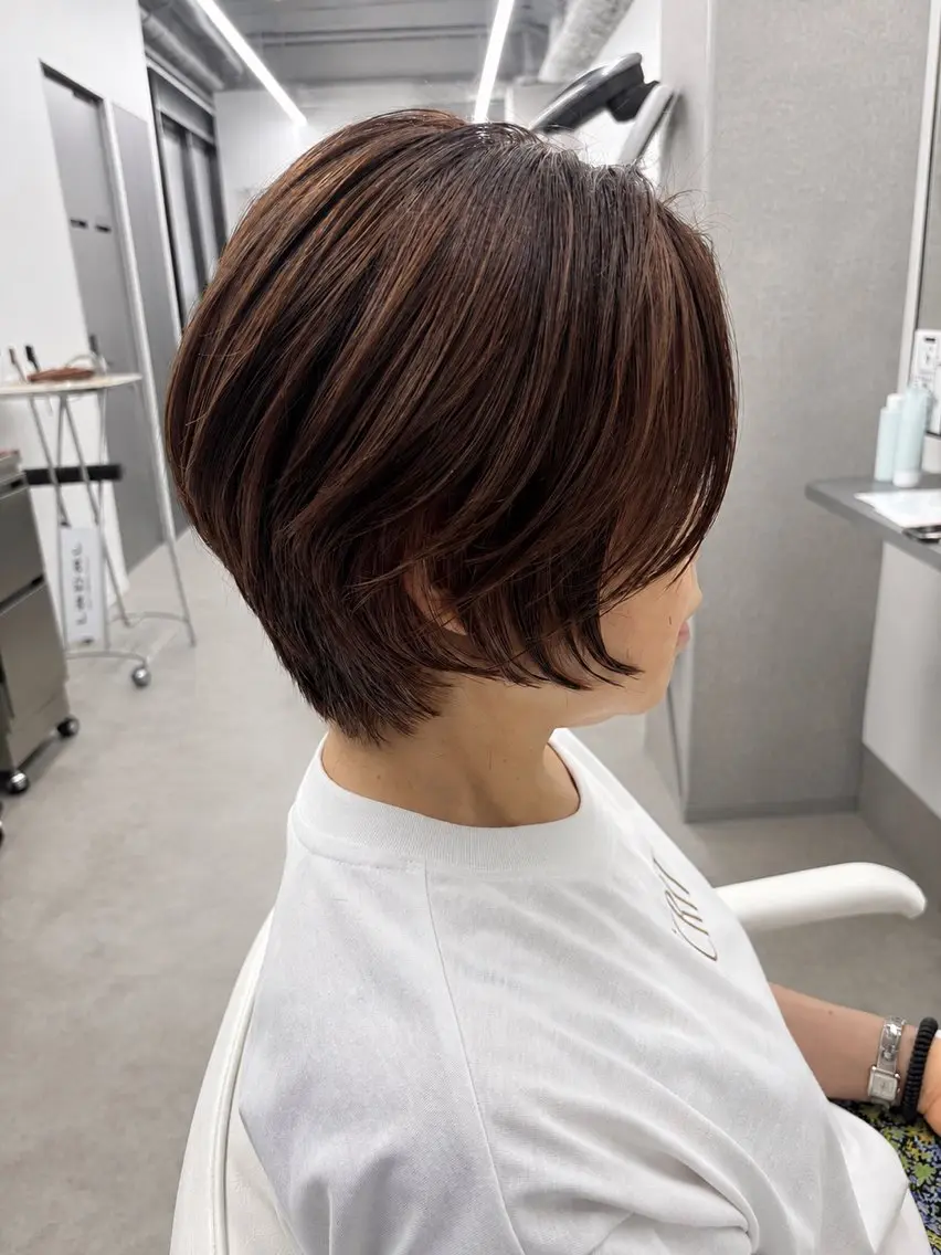 ショート ショートヘア カット ヘアカラー 関山浩平ショート /ボブ/ヘアセットのヘアスタイル