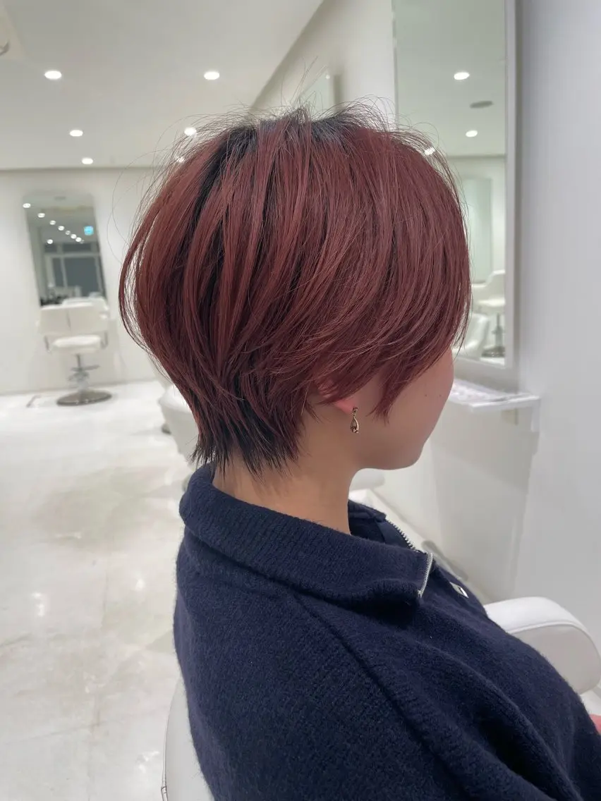 ショート カラー カット ヘアカラー カット特化美容師/ 千春のヘアスタイル