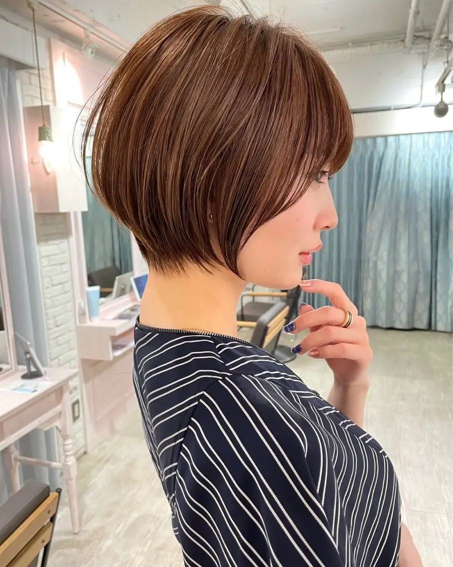 ショート カラー ショートヘア 平川 一真のヘアスタイル
