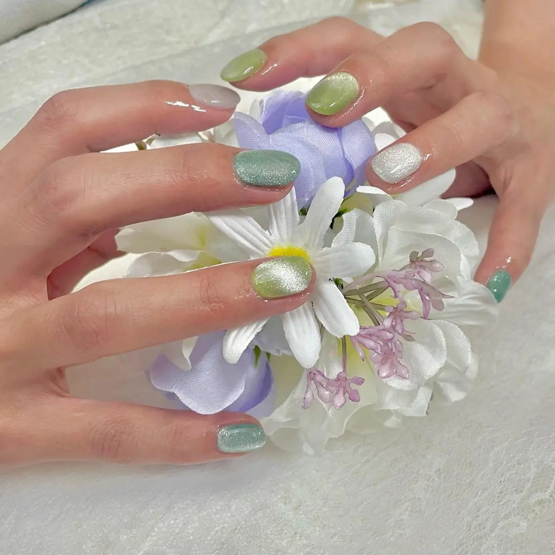 ネイル ジェルネイル マグネットネイル J terrace Nailのネイルデザイン