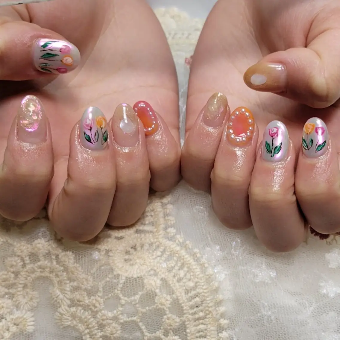 ネイル ハンドネイル ネイルサロンほっこり kanaのネイルデザイン