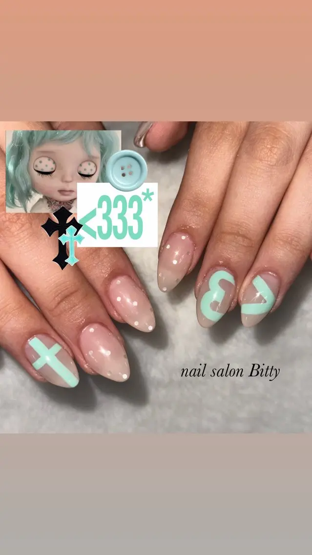 ネイル ハンドネイル Bitty🤍 Rukaのネイルデザイン