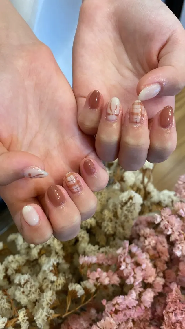 ネイル ハンドネイル crystal ⭐︎ colorのネイルデザイン