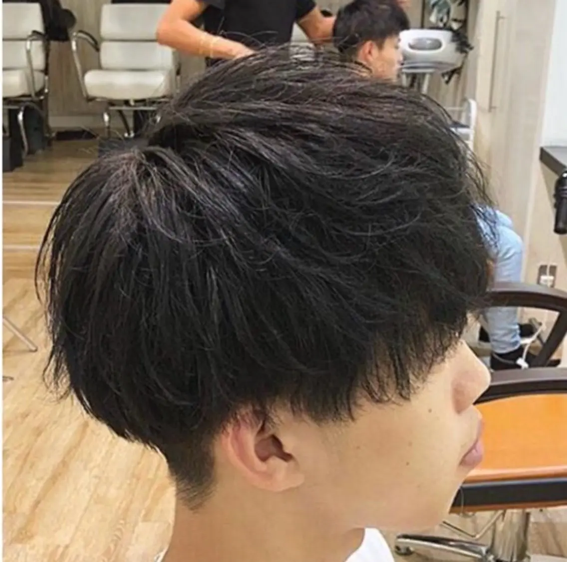 セミロング メンズ カット ヘアセット 👑錦糸町/毛流れ パーマ特化/NORIのヘアスタイル