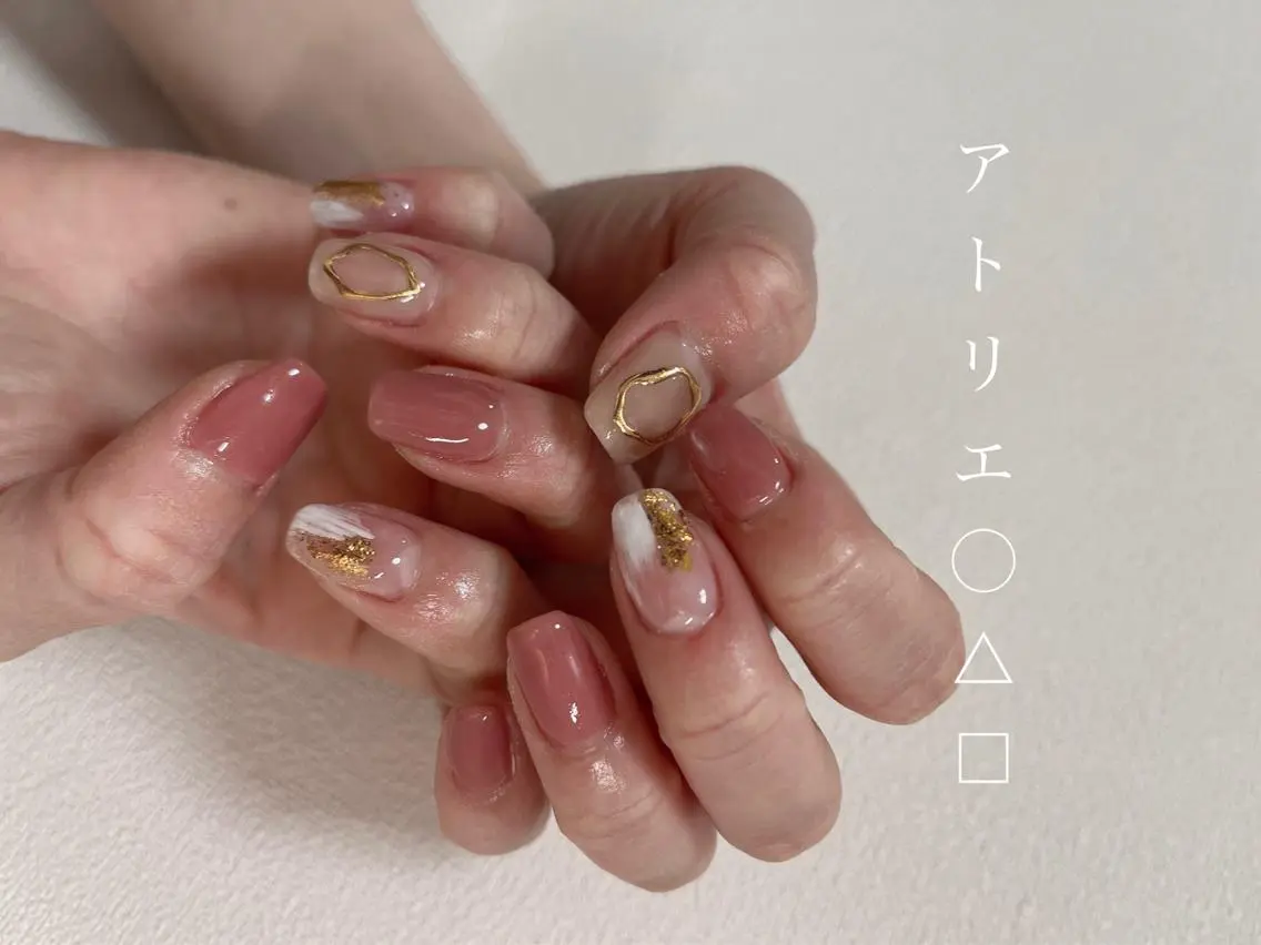 ネイル ハンドネイル アトリエ ○△□のネイルデザイン