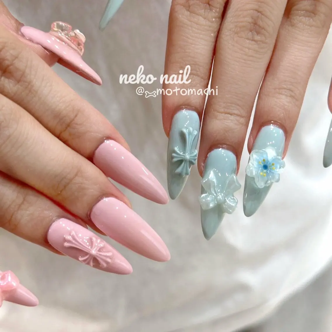ネイル ワンホンネイル ハンドネイル neko nailのネイルデザイン