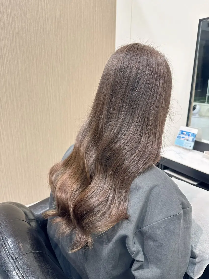 セミロング カット ヘアカラー トリートメント MILLIA滑川店/ みきやのヘアスタイル