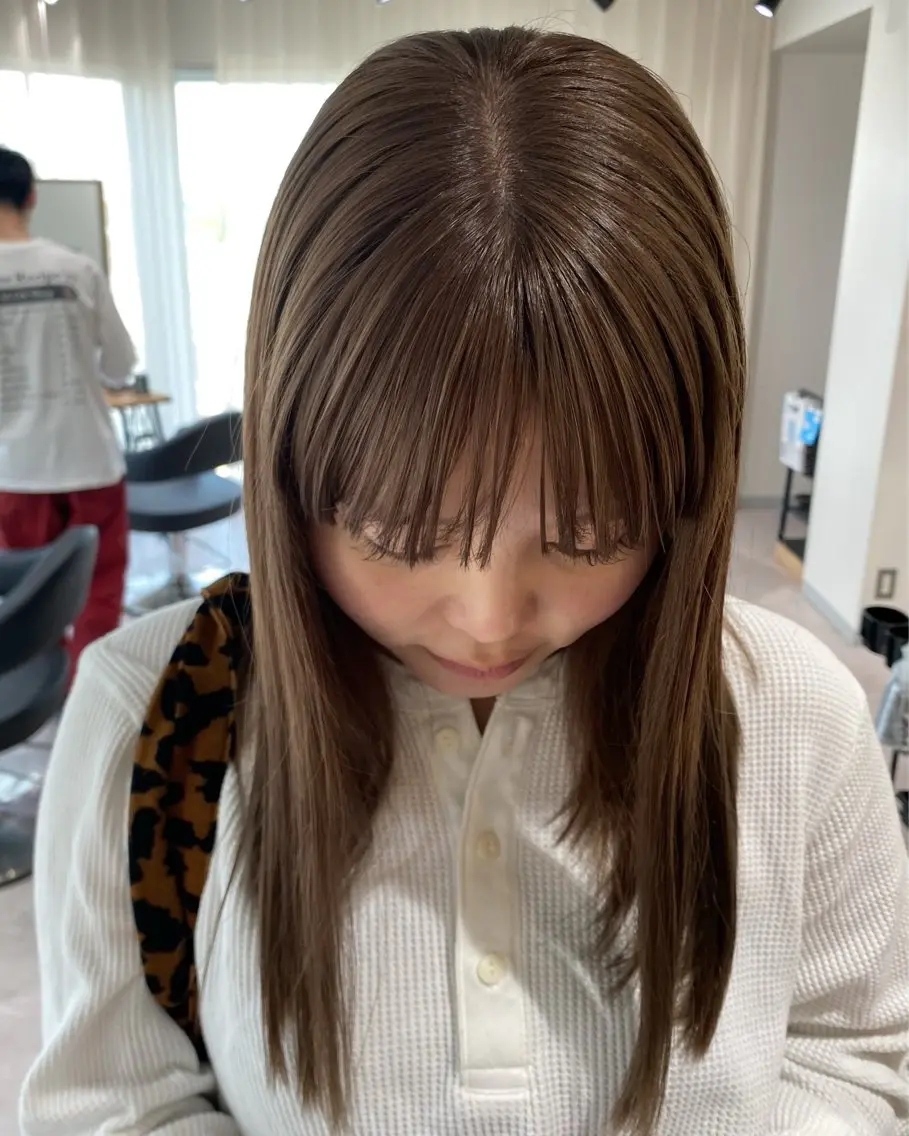 ミディアム カラー ヘアカラー iroha/ n.w.h🎀のヘアスタイル