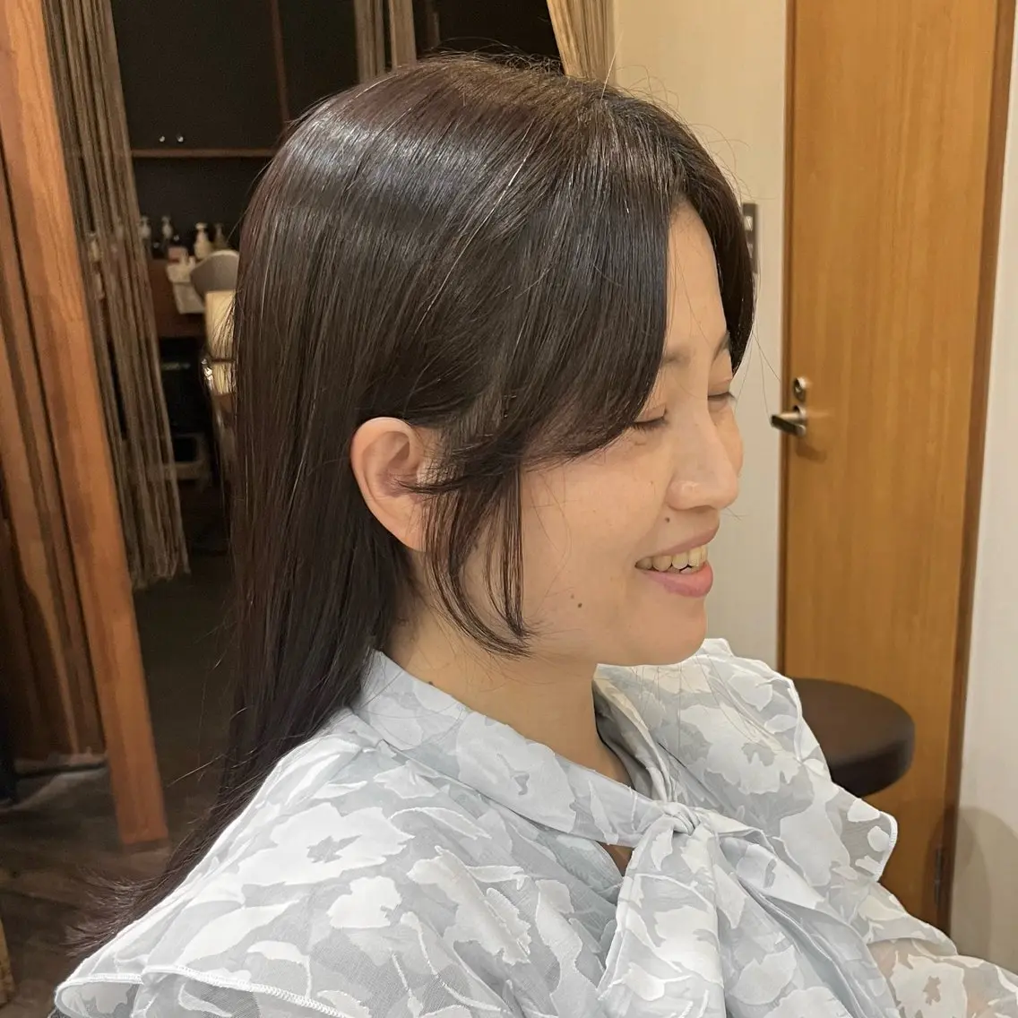 ロング 顔周りカット kurel_ komakiのヘアスタイル
