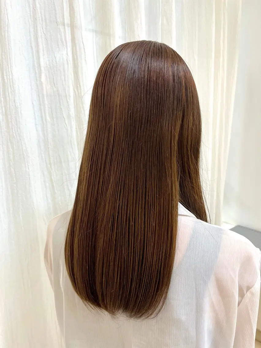 カラー ブラウンカラー ダブルカラー ヘアカラー トリートメント emu🤍𐙚 Miyuのヘアスタイル