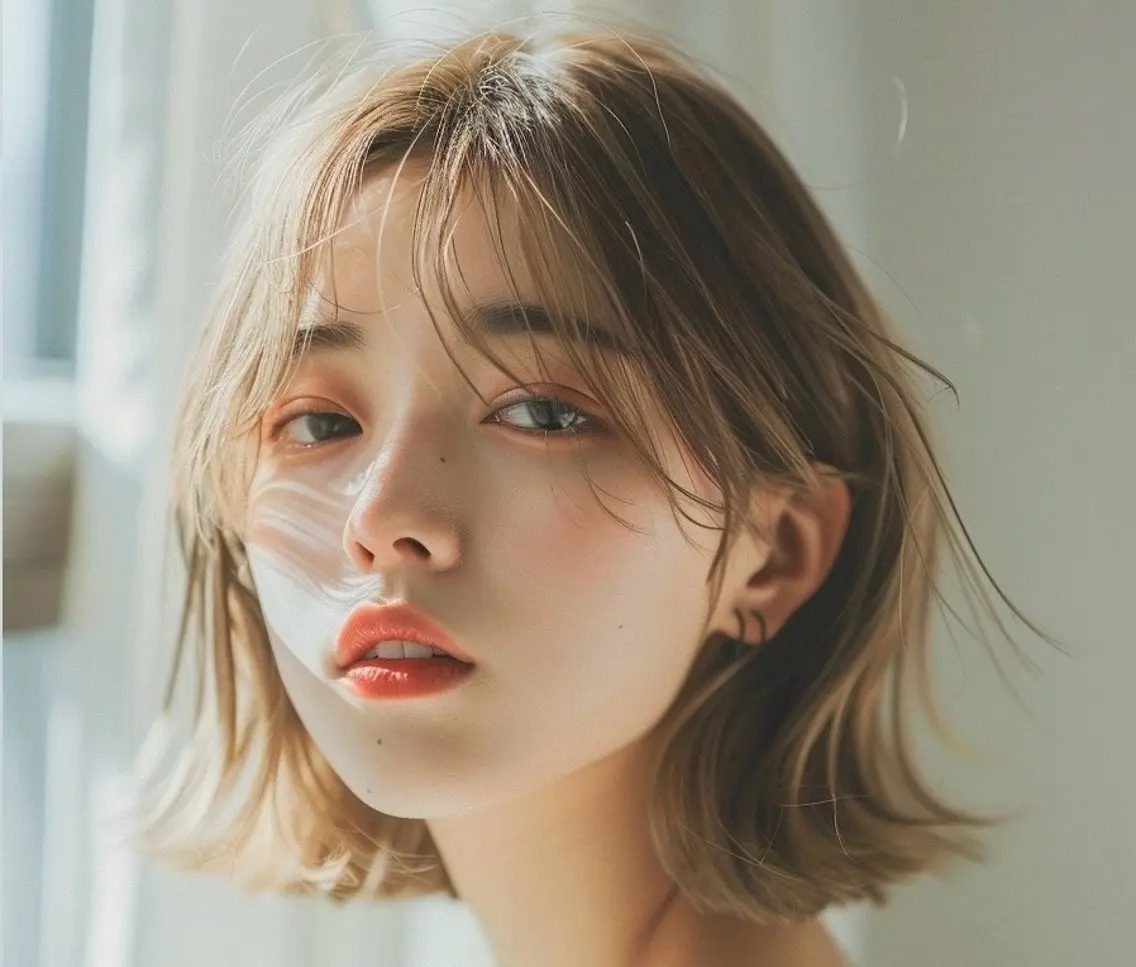 ミディアム 石毛 宏明のヘアスタイル