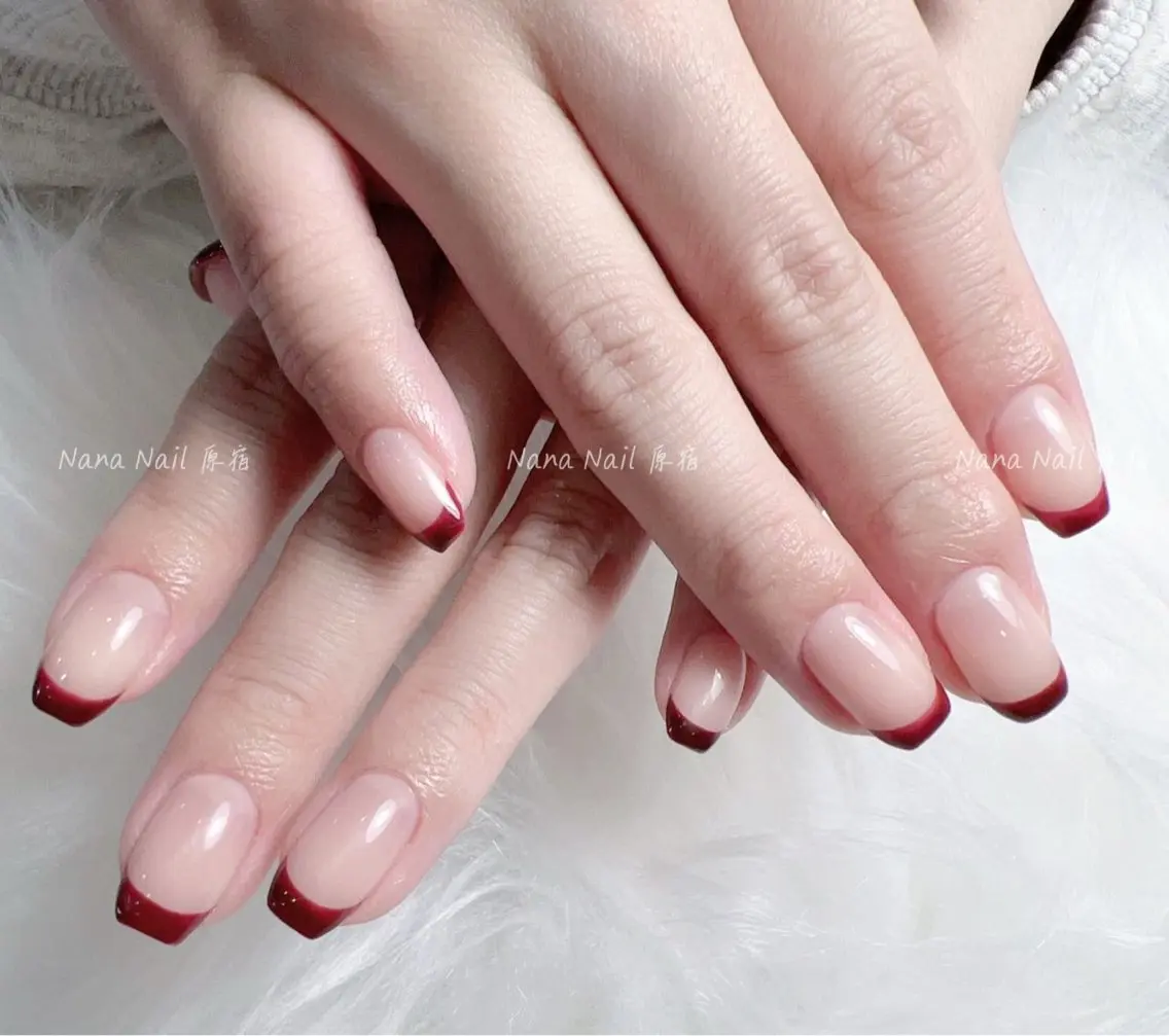 ネイル フレンチネイル Unicorn Nail原宿表参道のネイルデザイン