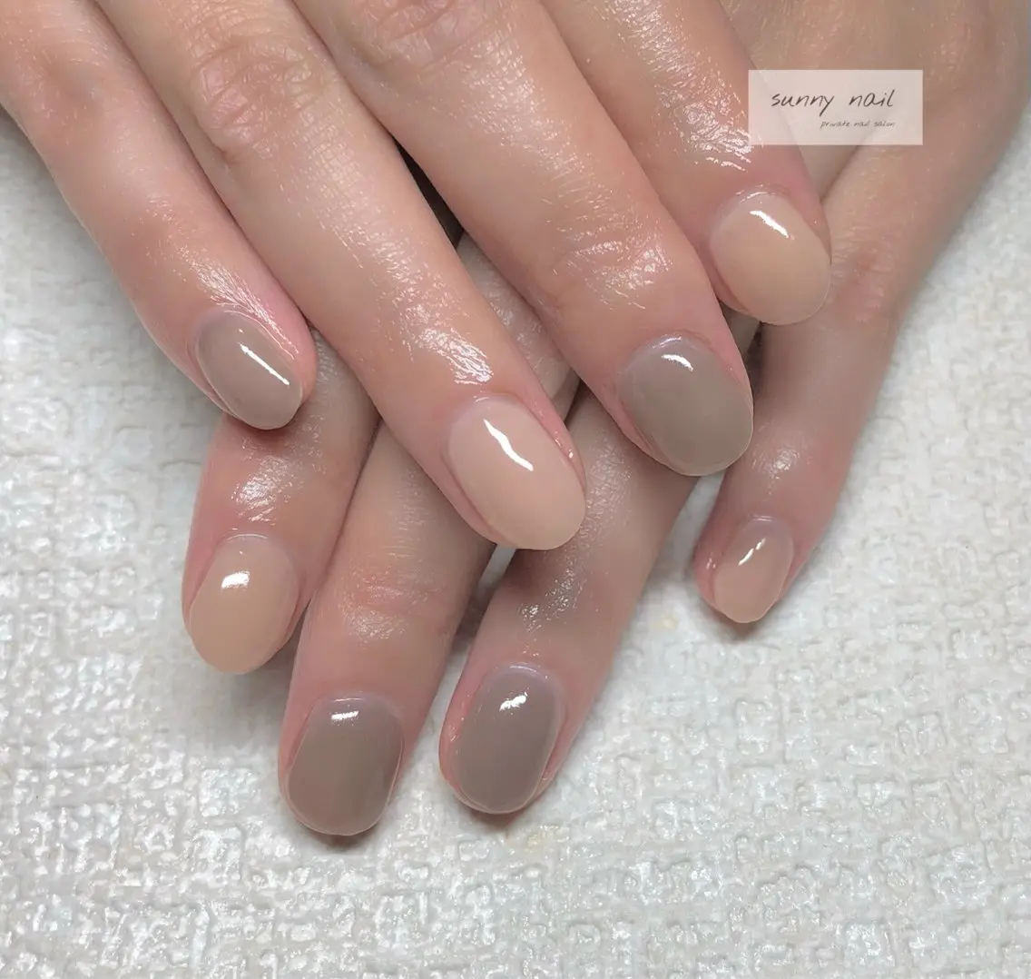 ネイル ワンカラーネイル sunny nailのネイルデザイン