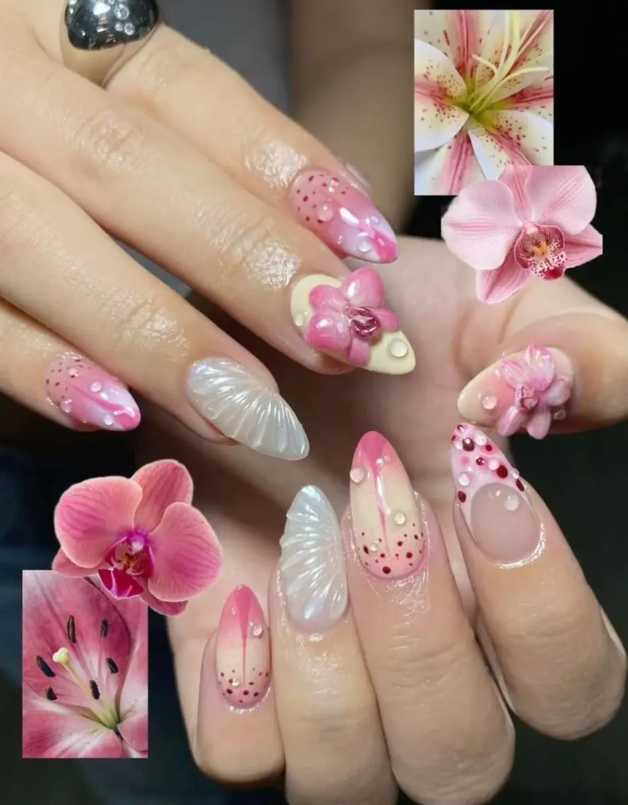 ネイル アートネイル ジェルネイル 韓国ネイル ニュアンスネイル 夏ネイル ハンドネイル Umee Nailのネイルデザイン