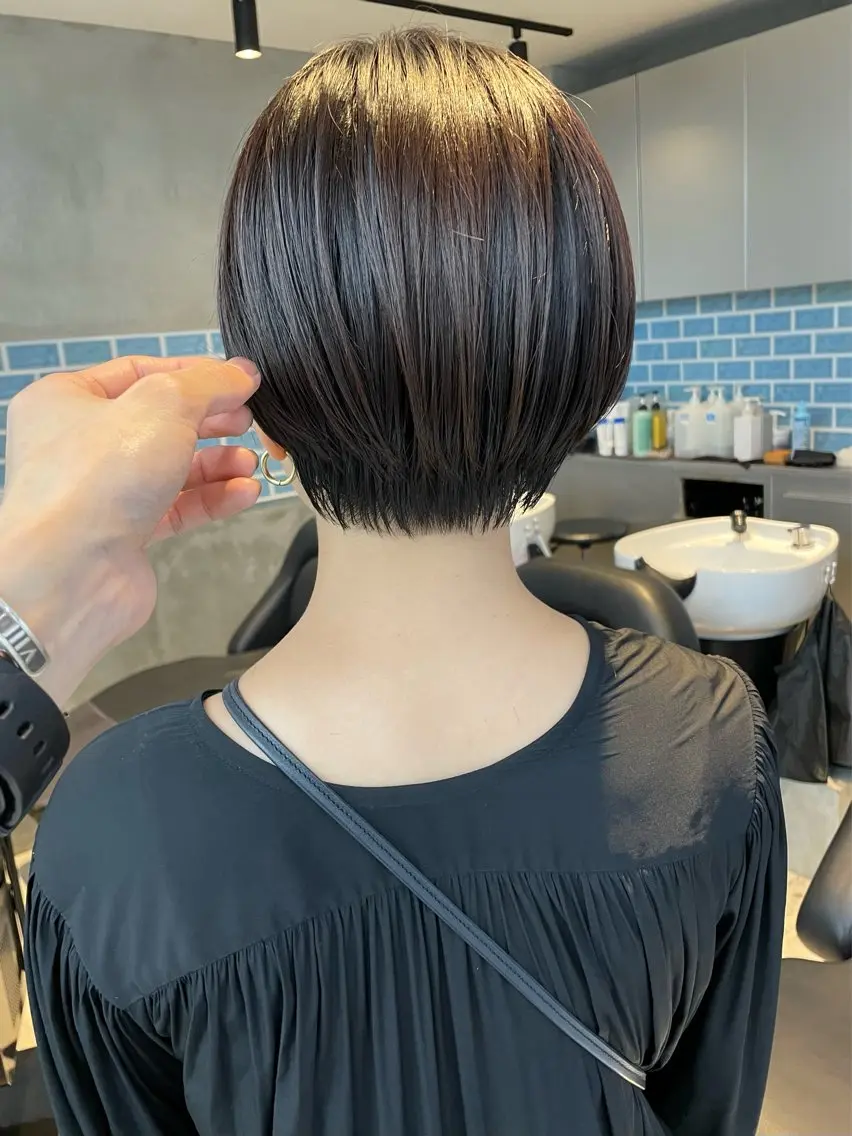 ショート カット トリートメント 👑ボブはお任せ ミヤノ👑のヘアスタイル