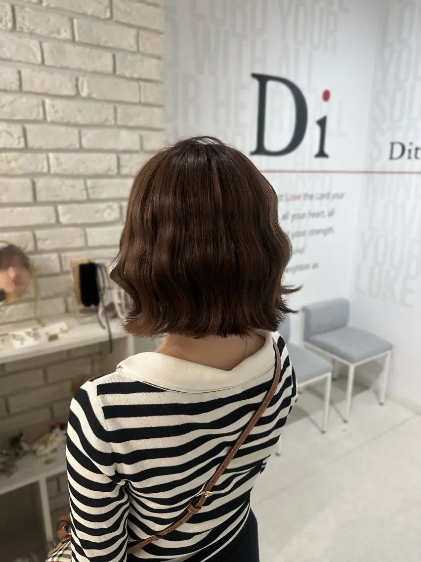 【ボブ限定】スタイリング巻き髪モデルの写真