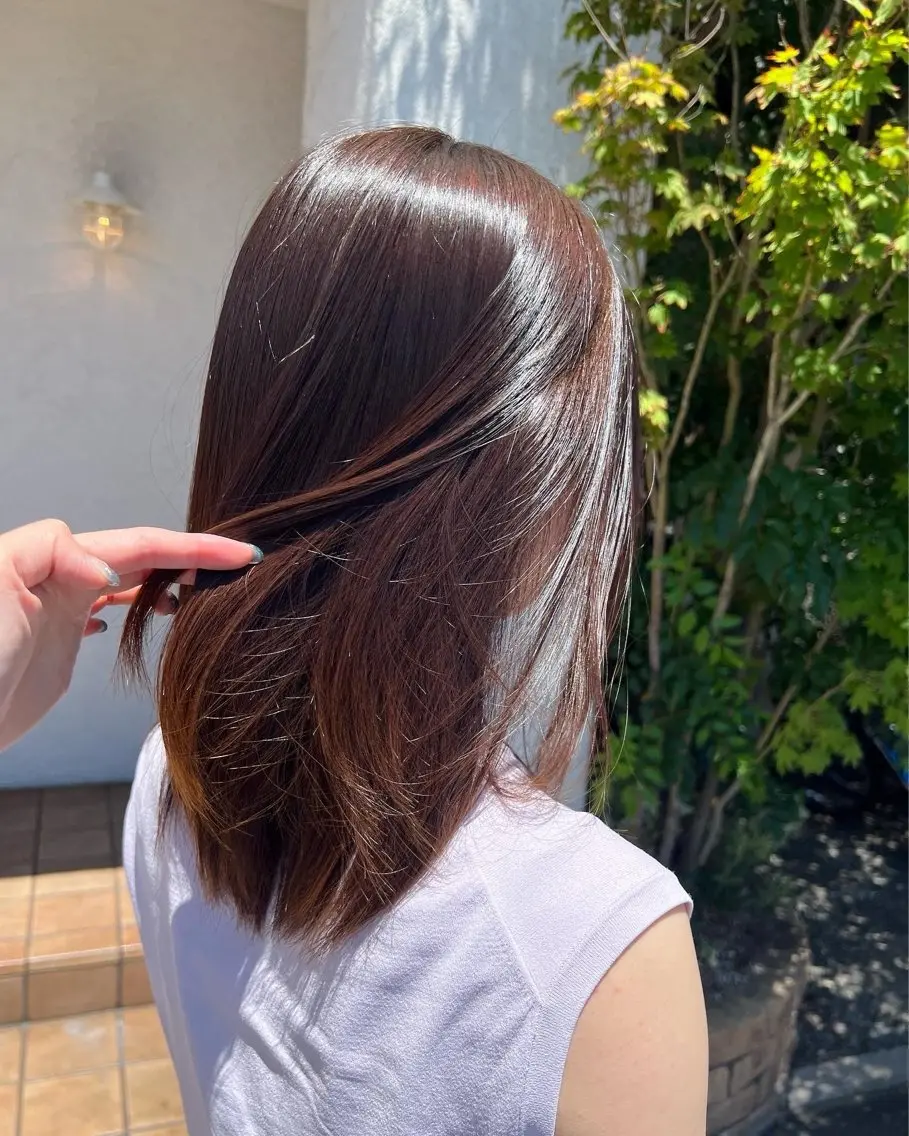 ロング 河淵 暉子のヘアスタイル
