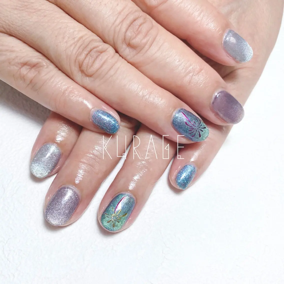 ネイル フットネイル private salon 海月のネイルデザイン