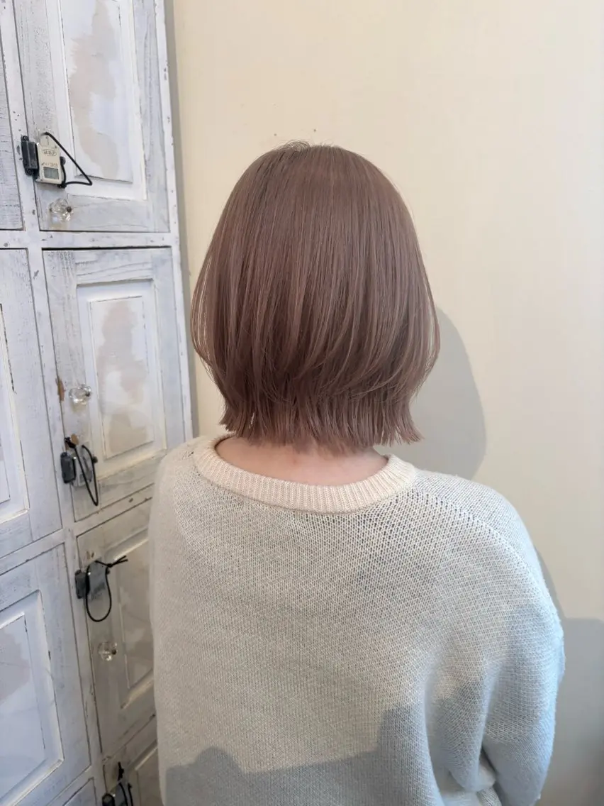 ショート ボブレイヤー ボブ レイヤーカット ルプラボウ/中村潤菜 /ボブヘアのヘアスタイル