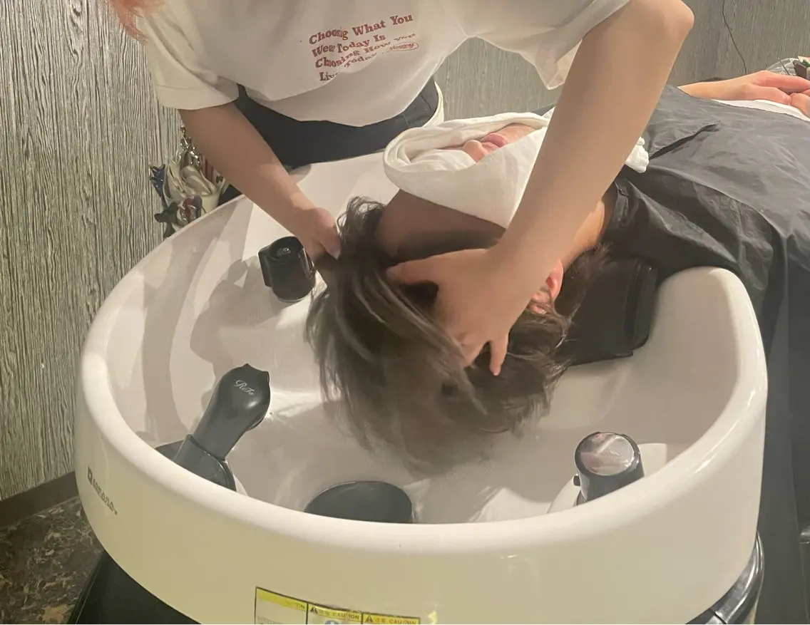 【癒し確定🌈】🫧シャンプー/ブロー/クイックスパ付き🤤練習モデル（チェックあり✅）🫧の写真