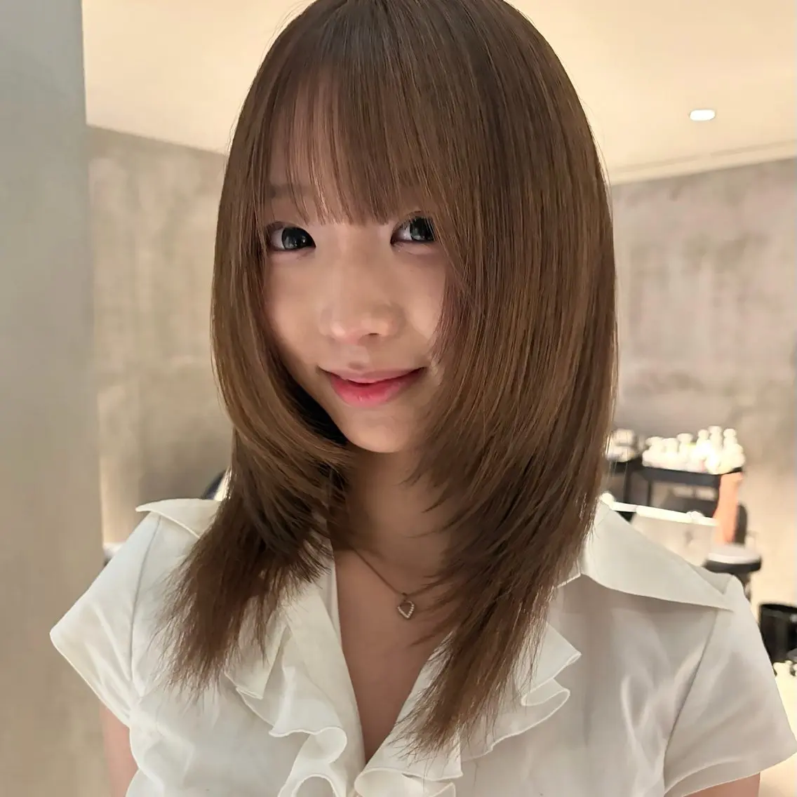 ミディアム ヘアカラー 大阪/心斎橋/堀江 /新規大募集/ちひろのヘアスタイル