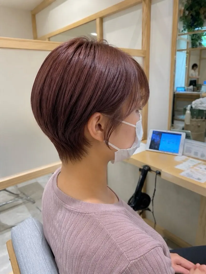 ショート spinhair荻野 莉帆のヘアスタイル