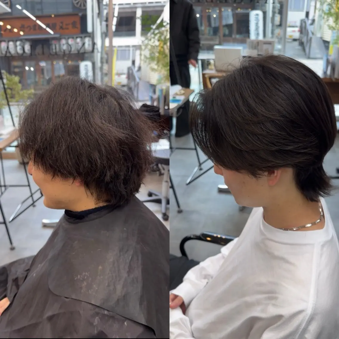 ショート くせ毛 縮毛矯正 カット 縮毛矯正 トリートメント ANGELICA💎 ショウゴのヘアスタイル
