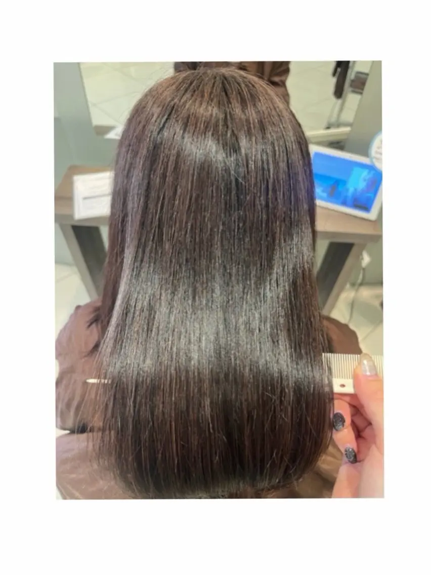 カラー ヘアカラー TSUKADA 美髪矯正&艶カラーのヘアスタイル