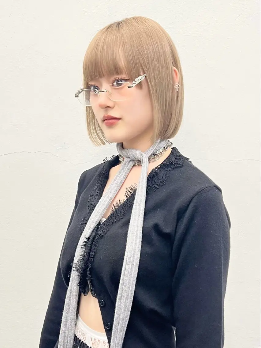 ショート カラー カット ヘアカラー トリートメント HARU//原宿🤍 リピート率NO.1のヘアスタイル