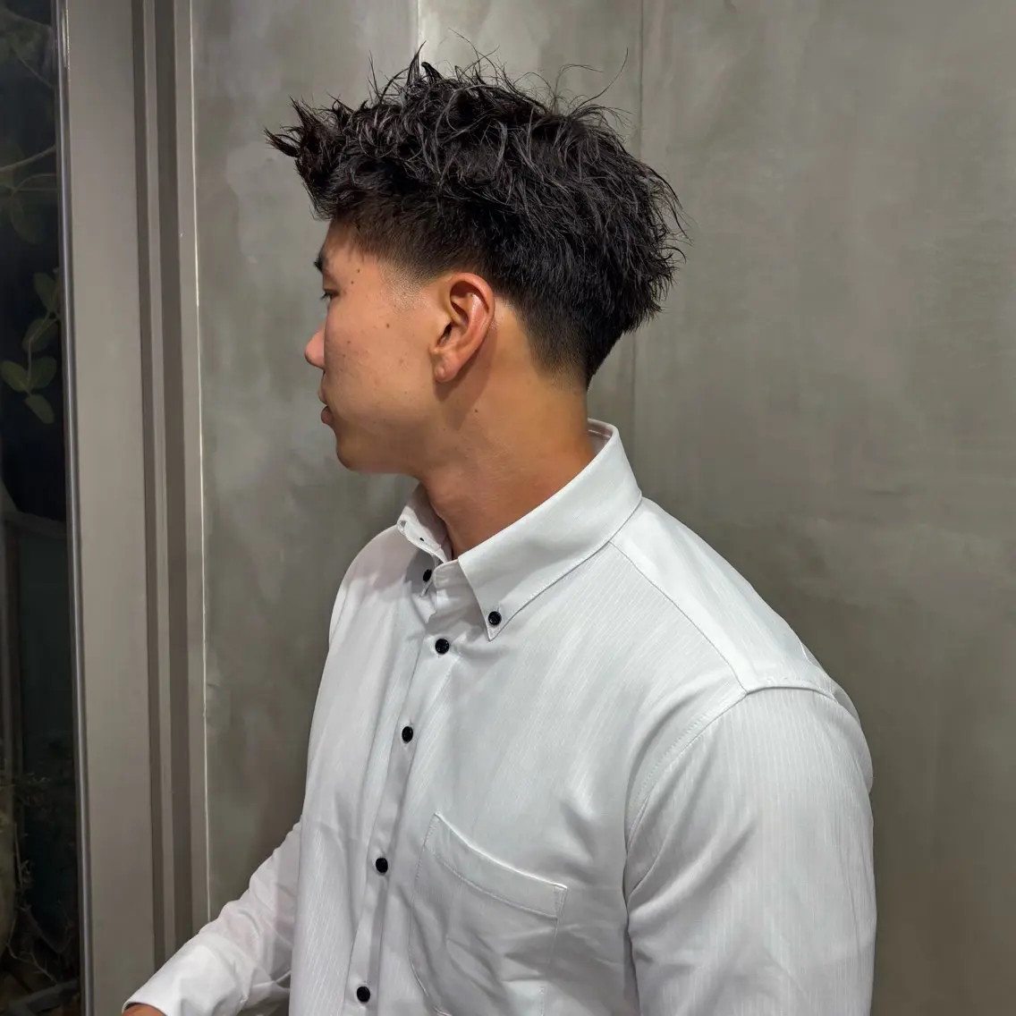 メンズ カネガエ ユウヤのヘアスタイル