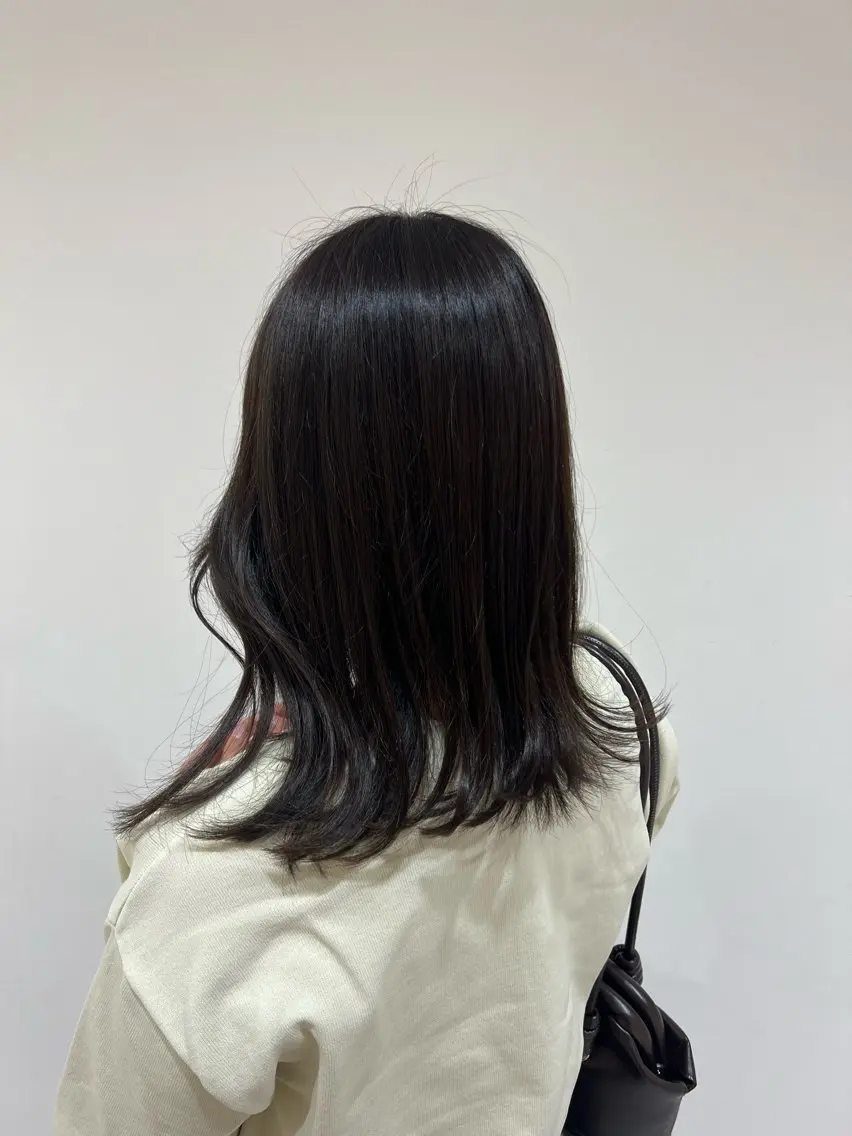 ミディアム HINATA / La fith河原町のヘアスタイル